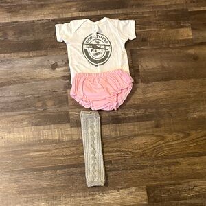 Kids Matching Set with Pink and Gray Accents